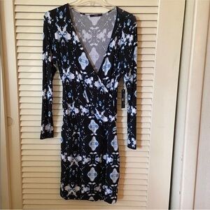 NWT Tart Long Sleeve Faux Wrap Dress